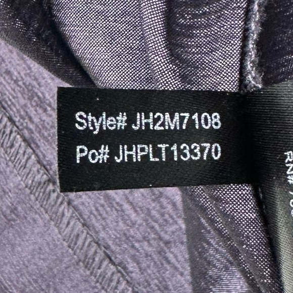 Jessica Howard Purple Peplum Sheath Dress with Embellished Waist Size 6 - Picture 8 of 14